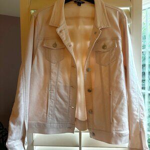 Buffalo David Bitton Light Pink Denim Jacket Women's L
